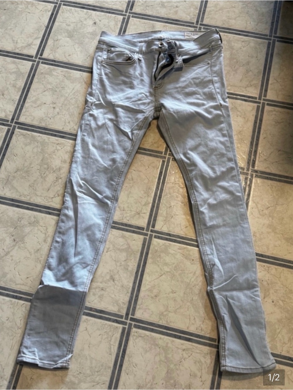 Rag & Bone Light Wash Skinny Leg Jeans in Size 29
